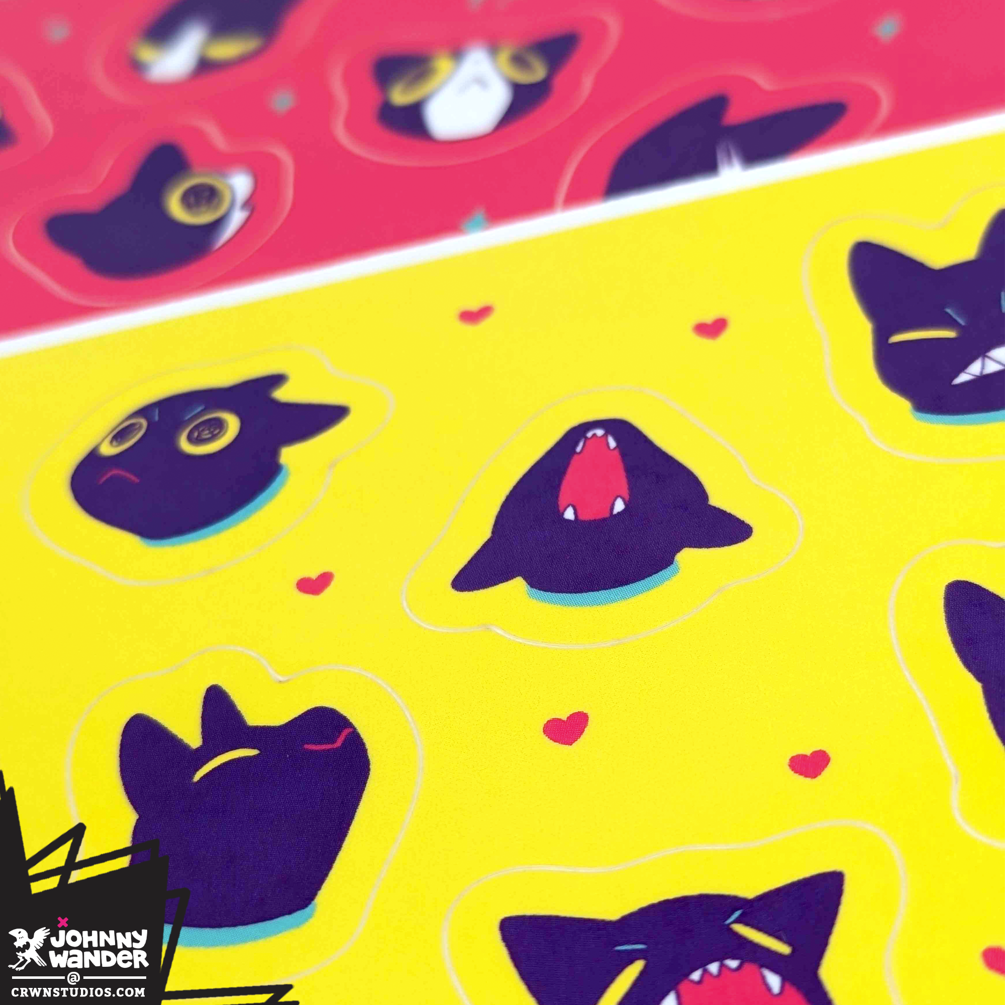 Rook and Cricket Sticker Pack